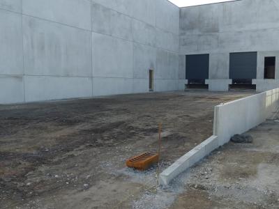 Demapack Oudenaarde, werf, glk, loods, grond, buitenverharding, laadkade 