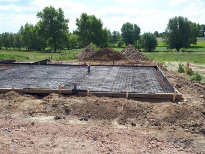 Funderingsplaten Woningbouw Taelman, oeselgem, werf, glk, funderingswerken