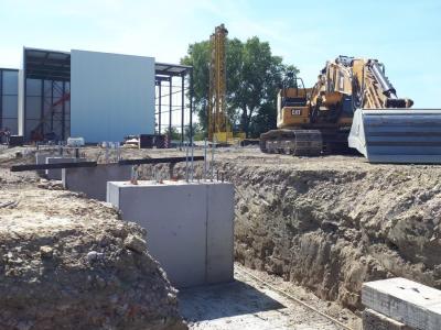 Project Vanden Avenne, sloopwerken, funderingswerken, omgevingswerken, rioleringswerken, werf, glk, kraan CAT