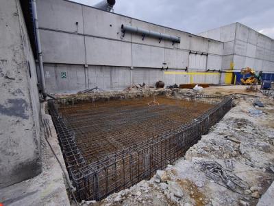 Project REAZN, kruisem, betonwerken, funderingswerken, omgevingswerken, werf, glk, asfaltverharding