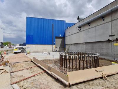 Project REAZN, kruisem, betonwerken, funderingswerken, omgevingswerken, werf, glk, asfaltverharding