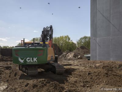 omgevingswerken, volvo, glk, waregem, kraan, immo Rovan