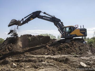 omgevingswerken, volvo, glk, waregem, kraan, immo Rovan