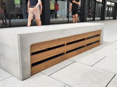 Het Pand, Waregem, project, zitbank, omgevingswerken, glk