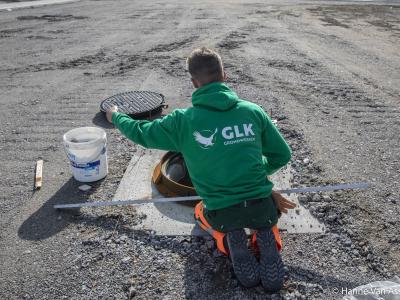 glk, green eagle, grondwerker, put, deksel