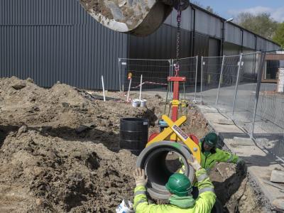 Ardooie LWA betonriolering KMO Units rioleringswerken