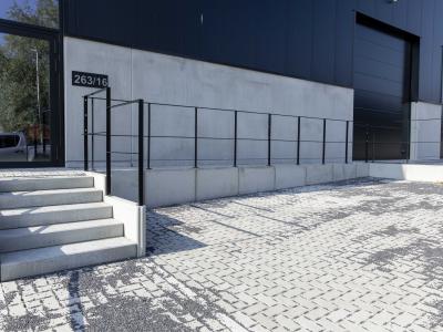 LCV Hooglede trap en keermuren