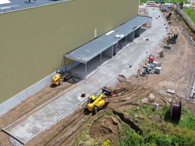 Strabag foto met drone omgevingsaanleg