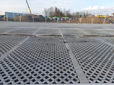 Parking project Lede KMO-zone grasdallen GLK