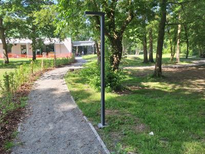 Grindpad aangelegd rond school De Driesprong Deerlijk