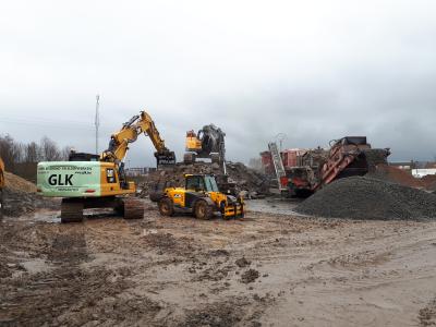 Sloopwerken GLK op werf Vanden Avenne Buggenhout