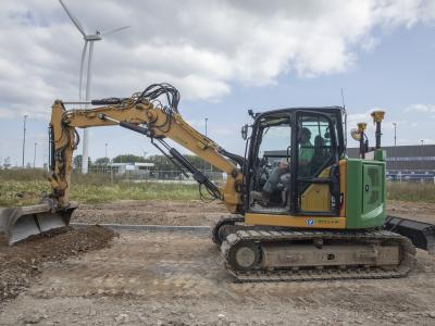 aanleg oprit werf GLK Doornik