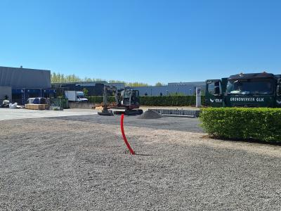 Aanleg parking logistiek centrum Maria Middelares - De Prijkels