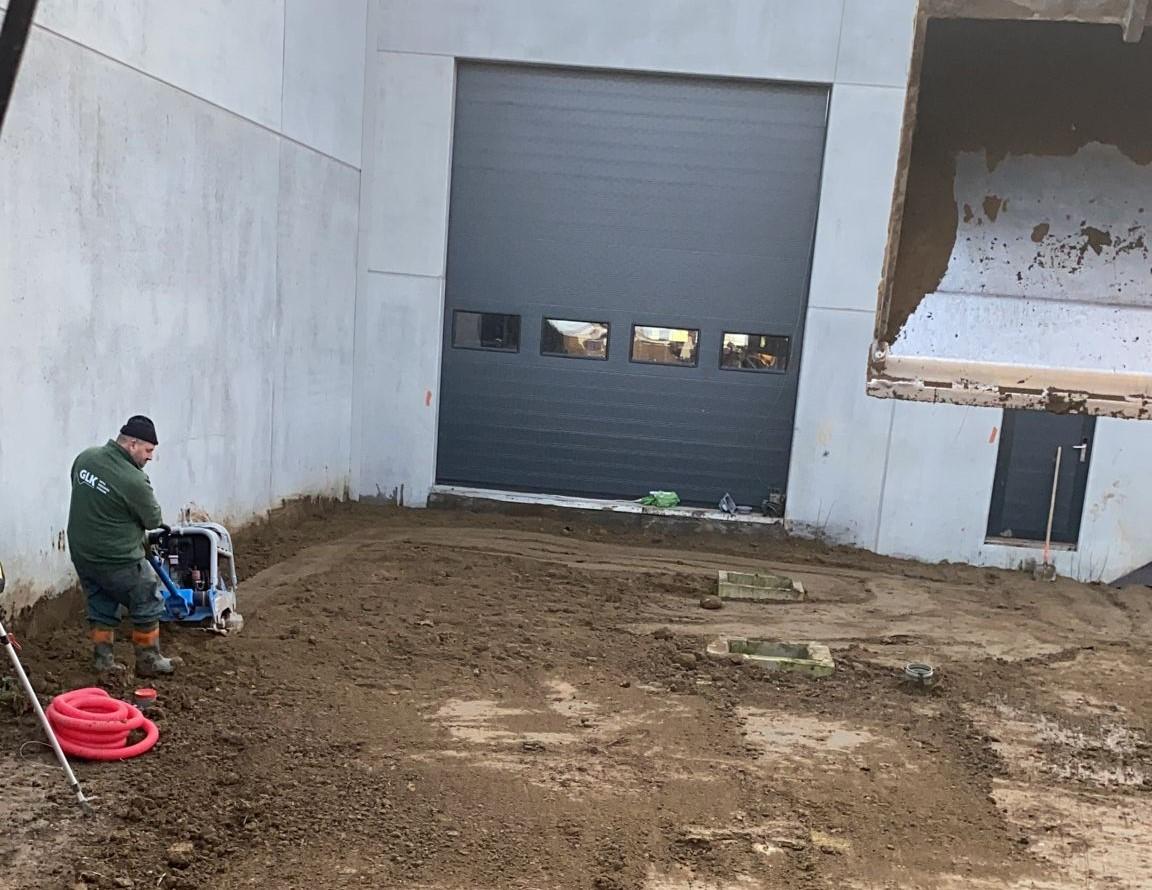 Gebruik trilplaat Hubo Brakel 02-2024