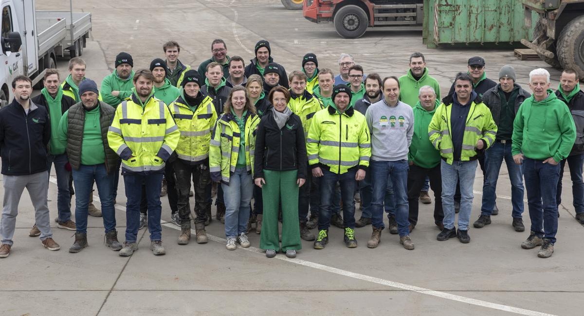 Bijgeknipte groepsfoto januari 2025 koer GLK